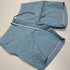 New Never Worn J.Crew 7" Stretch Bathing Suit in Blue
